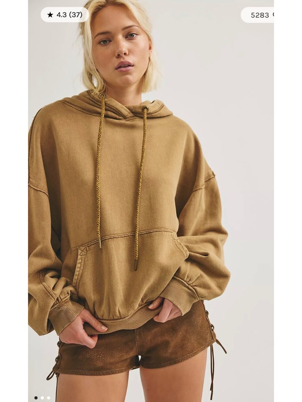 FP Movement by Free People Brown Hoodie